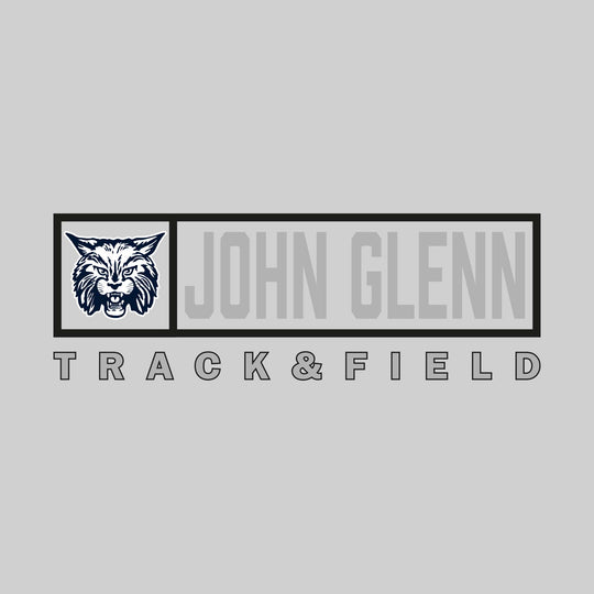 John Glenn Bobcats - Track & Field - Framed Mascot & School Name