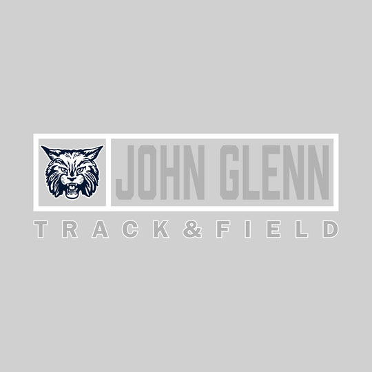 John Glenn Bobcats - Track & Field - Framed Mascot & School Name