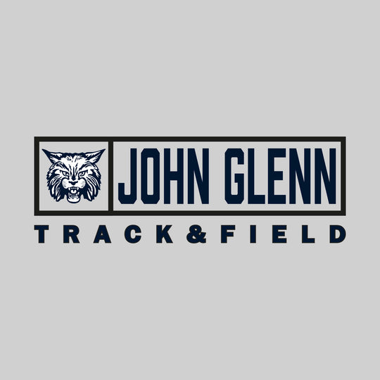John Glenn Bobcats - Track & Field - Framed Mascot & School Name