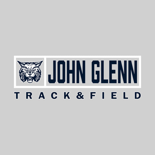 John Glenn Bobcats - Track & Field - Framed Mascot & School Name