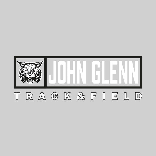 John Glenn Bobcats - Track & Field - Framed Mascot & School Name