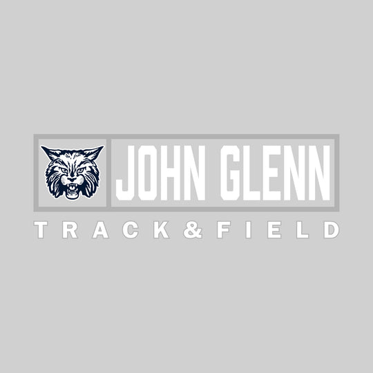 John Glenn Bobcats - Track & Field - Framed Mascot & School Name