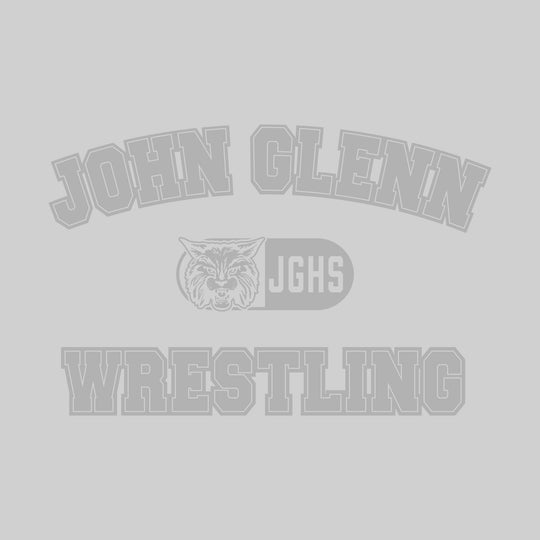 John Glenn Bobcats - Wrestling - Arched School Name with Mascot and JGHS
