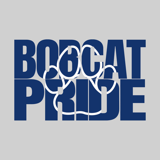 McAlear Bobcats - Spirit Wear - Bobcat Pride - Mascot Inset in Text