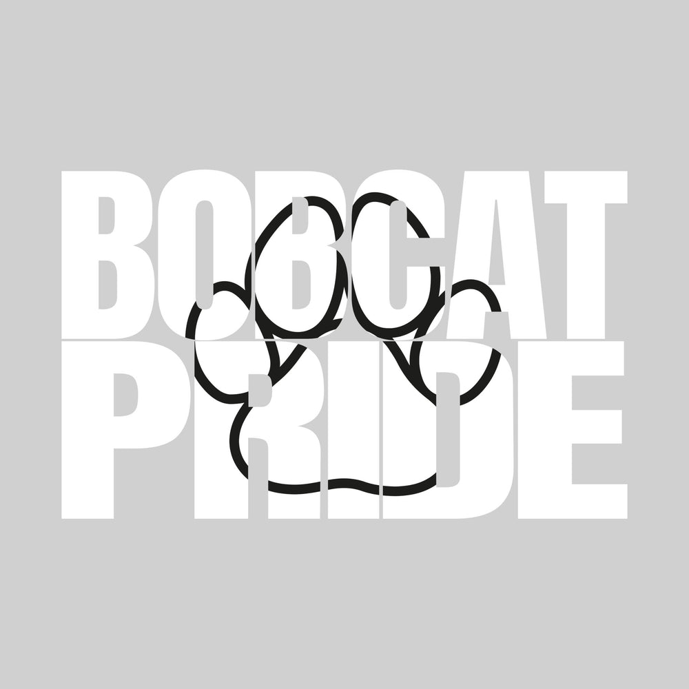McAlear Bobcats - Spirit Wear - Bobcat Pride - Mascot Inset in Text