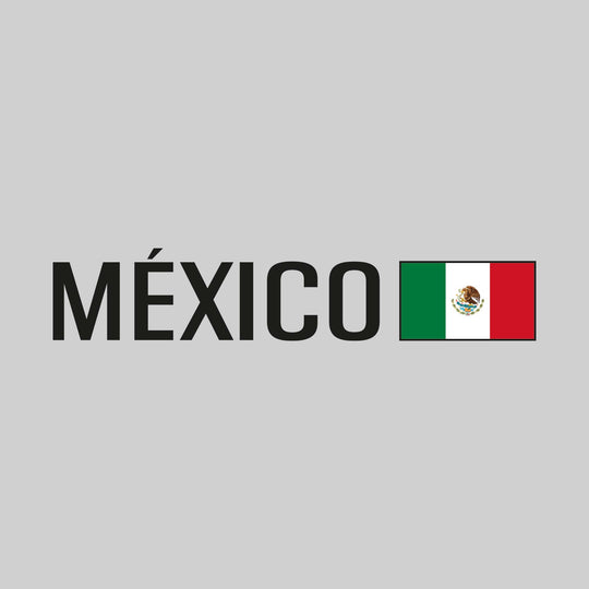 Mexico - Text with Flag