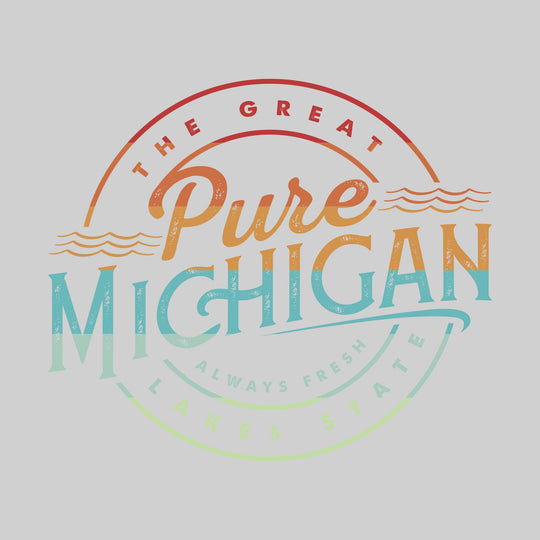 Michigan - Pure Michigan - The Great Lakes State - Circular