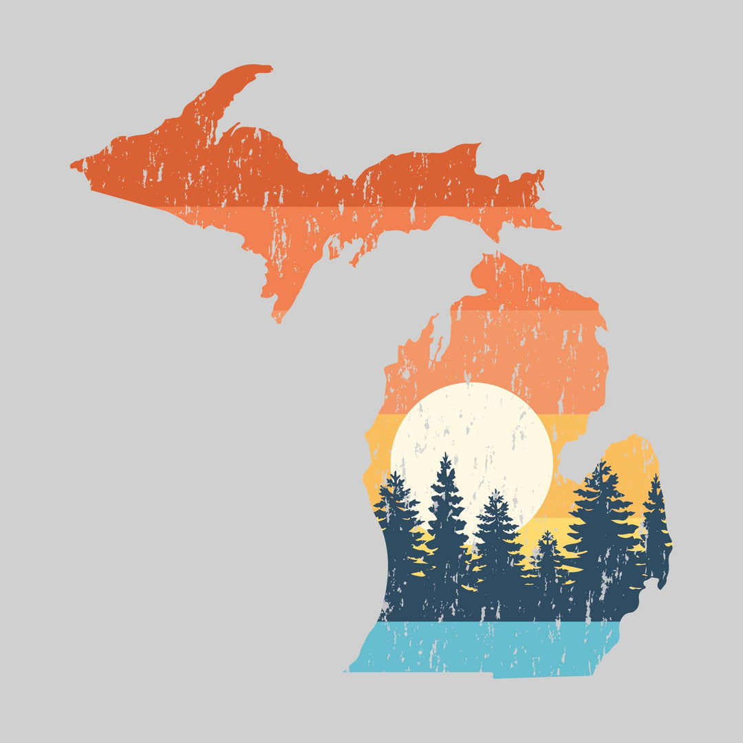 Michigan - State of Michigan - Sunset in State