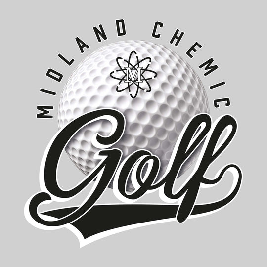 Midland Chemics - Golf - Arched School Name Over Golf Ball