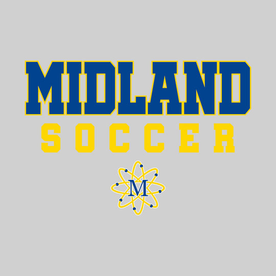 Midland Chemics - Soccer - Outlined School Name with Mascot