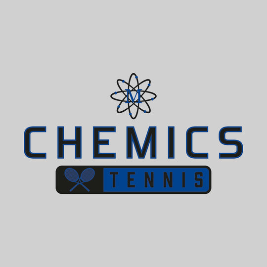 Midland Chemics - Tennis - Mascot Over Name with Rounded Rectangle