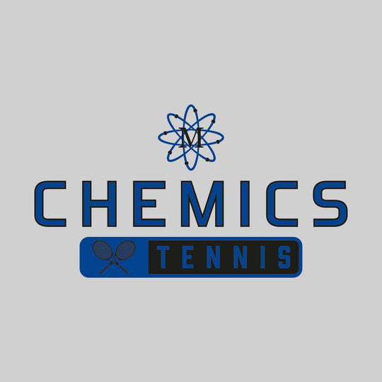 Midland Chemics - Tennis - Mascot Over Name with Rounded Rectangle