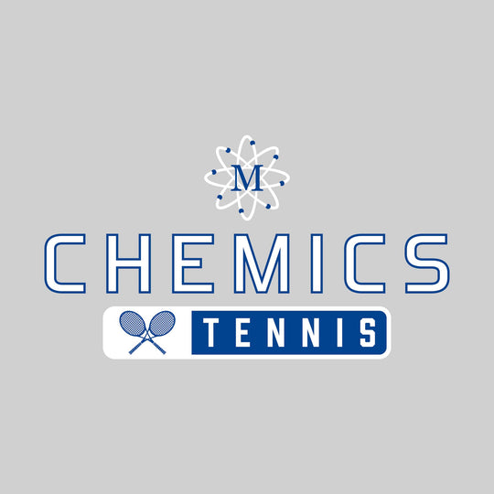 Midland Chemics - Tennis - Mascot Over Name with Rounded Rectangle