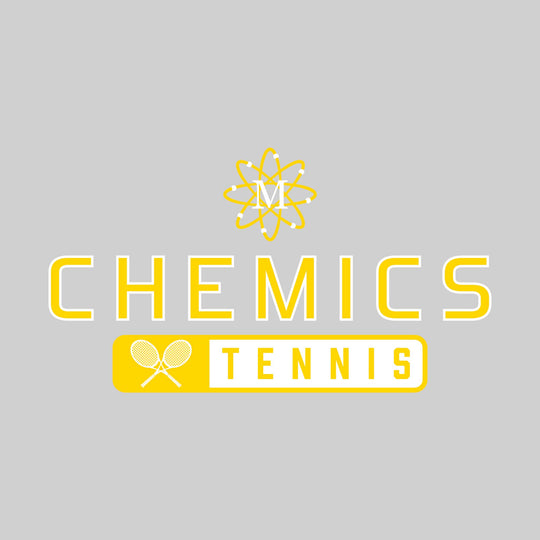 Midland Chemics - Tennis - Mascot Over Name with Rounded Rectangle