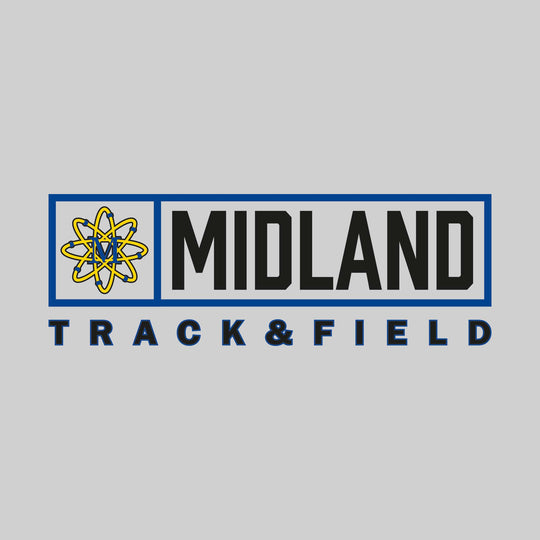 Midland Chemics - Track & Field - Framed Mascot & School Name