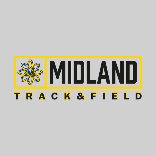 Midland Chemics - Track & Field - Framed Mascot & School Name