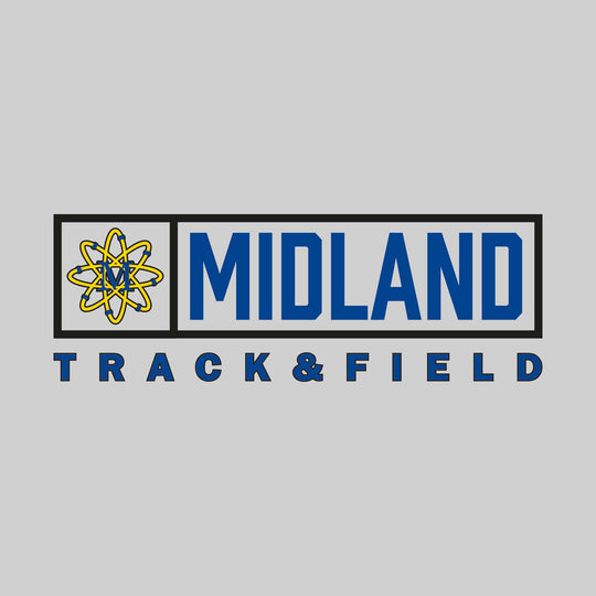 Midland Chemics - Track & Field - Framed Mascot & School Name
