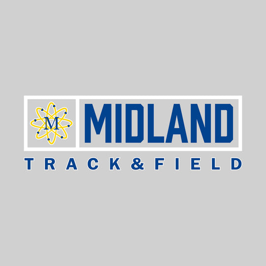 Midland Chemics - Track & Field - Framed Mascot & School Name