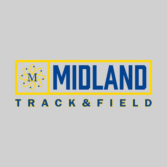 Midland Chemics - Track & Field - Framed Mascot & School Name