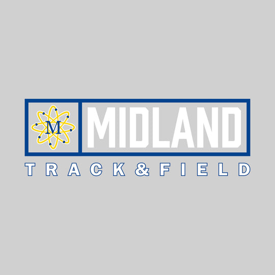 Midland Chemics - Track & Field - Framed Mascot & School Name