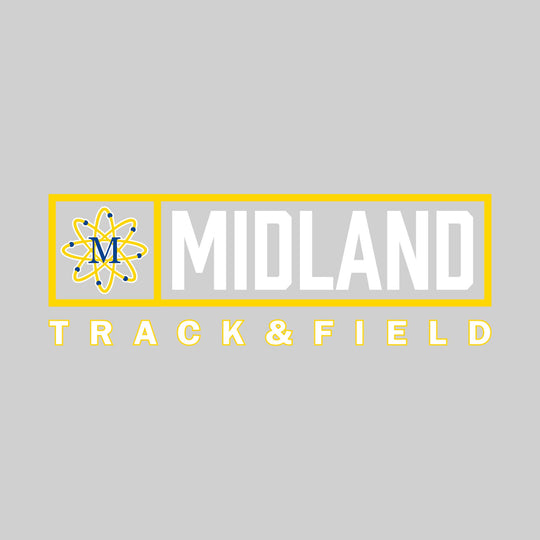 Midland Chemics - Track & Field - Framed Mascot & School Name