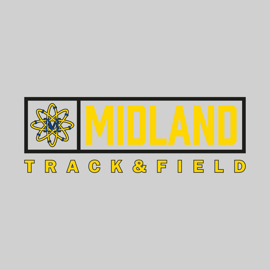 Midland Chemics - Track & Field - Framed Mascot & School Name