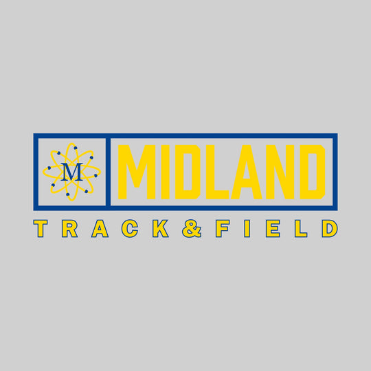 Midland Chemics - Track & Field - Framed Mascot & School Name