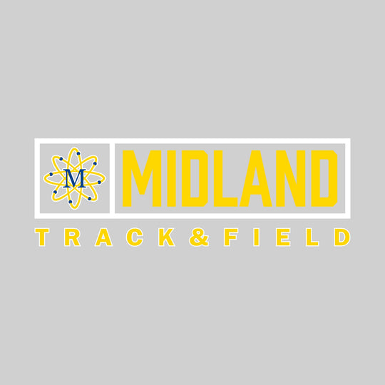 Midland Chemics - Track & Field - Framed Mascot & School Name