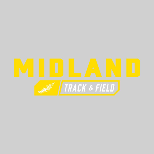 Midland Chemics - Track & Field - School Name with Track & Field and Winged Shoe