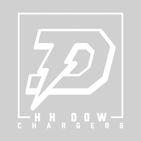 Midland Dow Chargers - Spirit Wear - Boxed Mascot with School Name