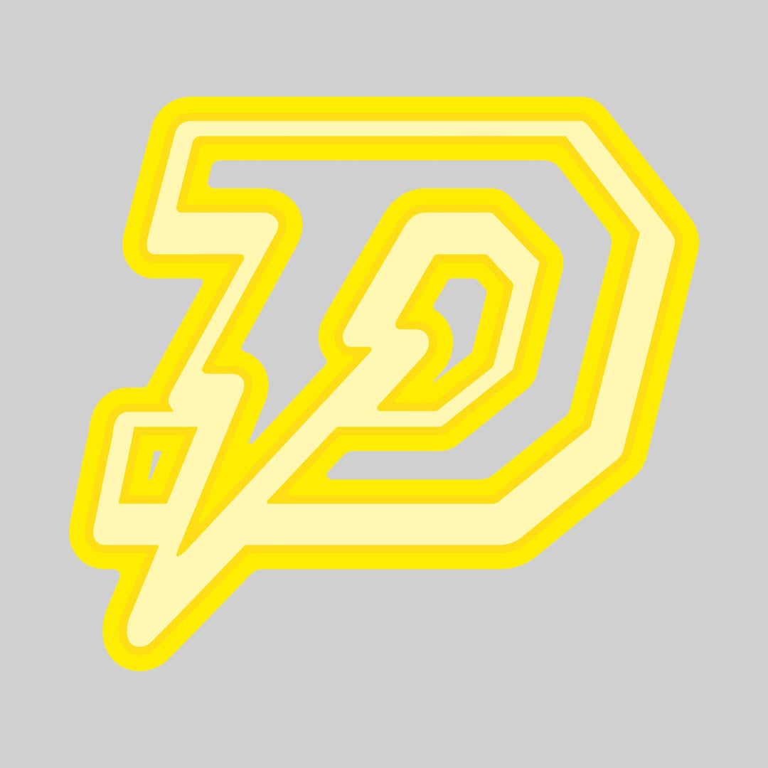 Midland Dow Chargers - Spirit Wear - Neon Mascot