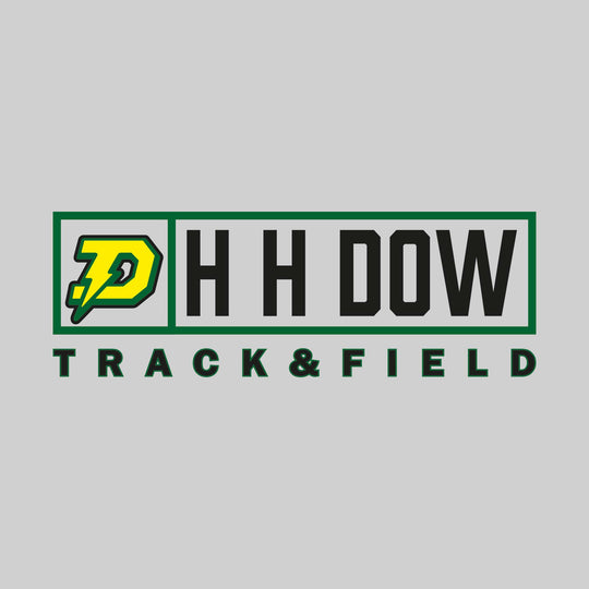 Midland Dow Chargers - Track & Field - Framed Mascot & School Name