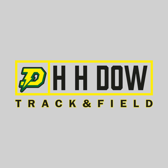 Midland Dow Chargers - Track & Field - Framed Mascot & School Name