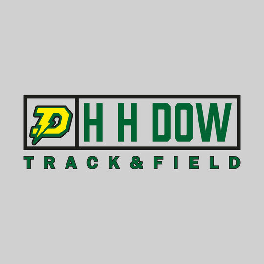 Midland Dow Chargers - Track & Field - Framed Mascot & School Name