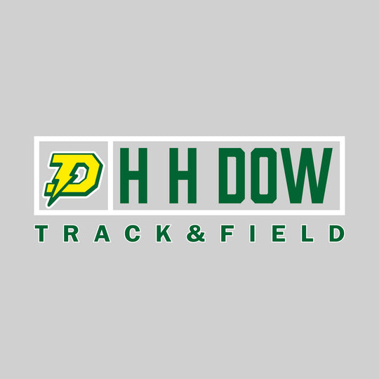 Midland Dow Chargers - Track & Field - Framed Mascot & School Name