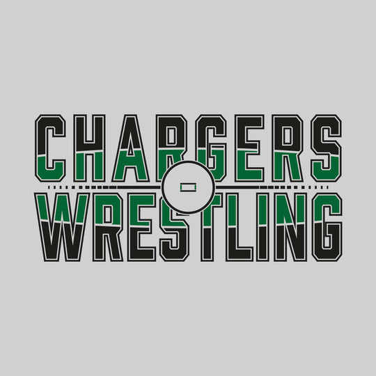 Midland Dow Chargers - Wrestling - Split-Color Wrestling with Ring
