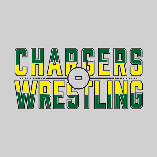 Midland Dow Chargers - Wrestling - Split-Color Wrestling with Ring