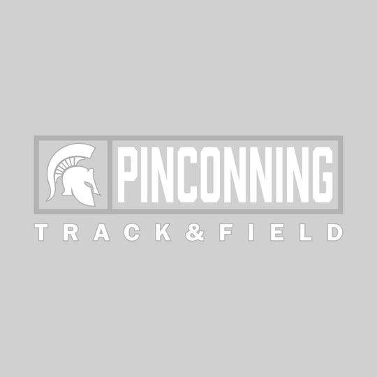 Pinconning Spartans - Track & Field - Framed Mascot & School Name