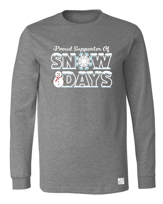 Proud Supporter of Snow Days - Bella Canvas Adult