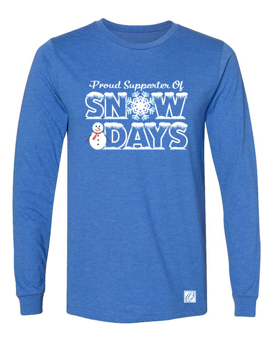 Proud Supporter of Snow Days - Bella Canvas Adult