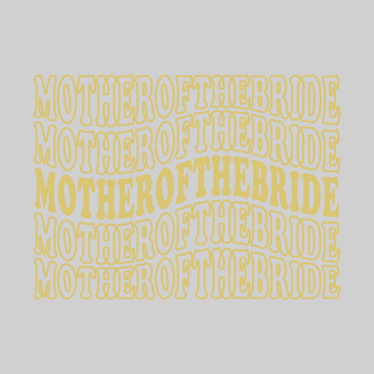 Bachelorette Party - Repeated Wavy Text - Personalize with Names