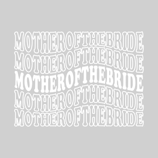 Bachelorette Party - Repeated Wavy Text - Personalize with Names