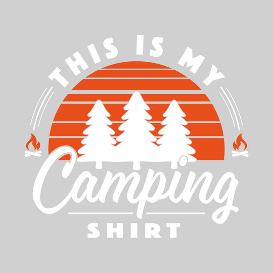 This Is My Camping Shirt - Sunset