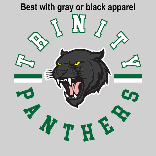 Trinity Lutheran Panthers - Spirit Wear - Circular Text with Mascot