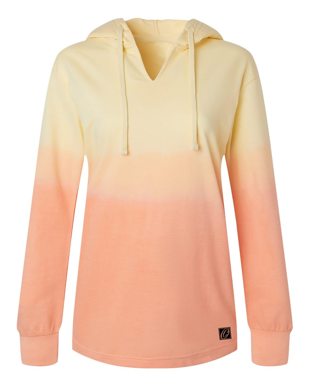 MV Sport Ladies French Terry Ombré Hoodie