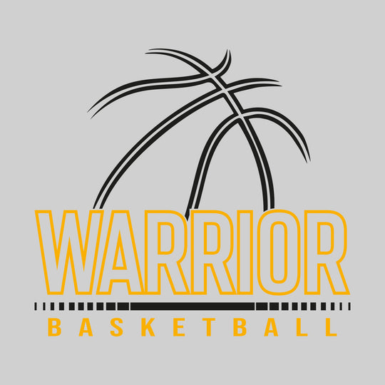 Western Warriors - Basketball - Basketball Grooves with Team Name