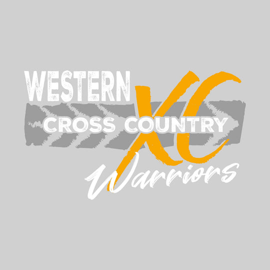Western Warriors - Cross Country - Brush Stroke Arrow with XC