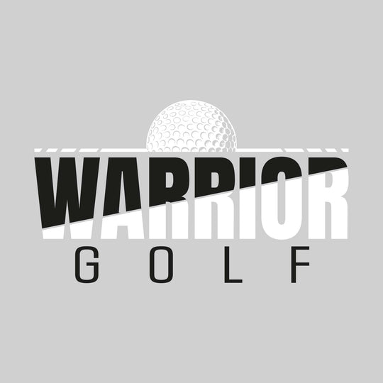 Western Warriors - Golf - Split-Color Team Name with Golf Ball