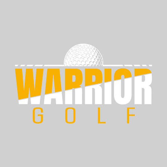 Western Warriors - Golf - Split-Color Team Name with Golf Ball