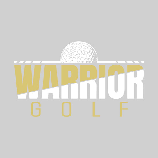 Western Warriors - Golf - Split-Color Team Name with Golf Ball